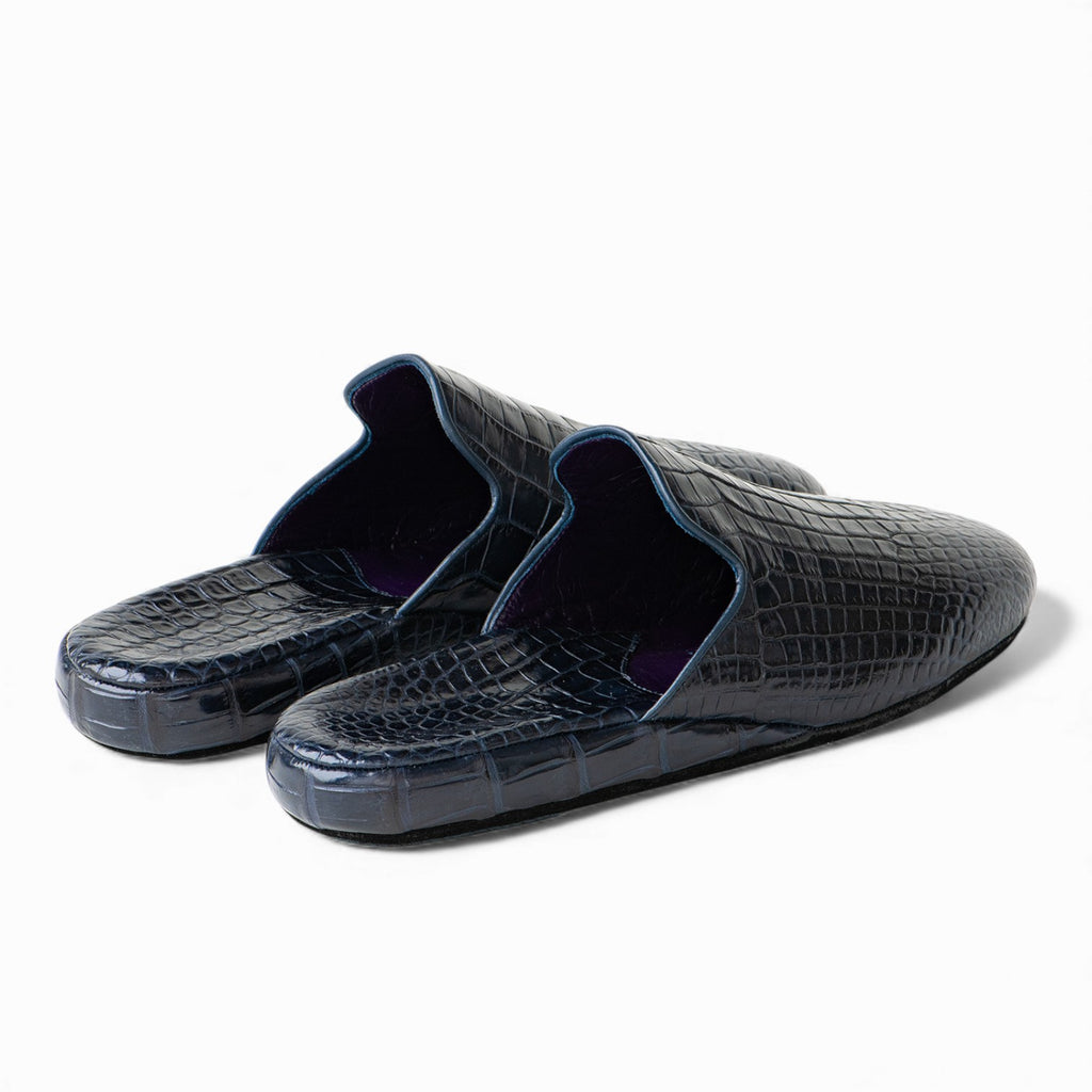 SANAX president’s footgear® 9651  Imperial-Class Crocodile Leather Anti-Static Slippers