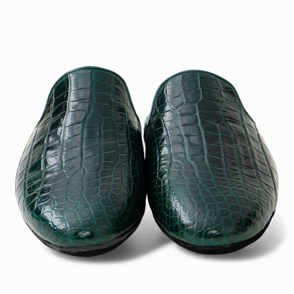 SANAX president’s footgear® 9651  Imperial-Class Crocodile Leather Anti-Static Slippers
