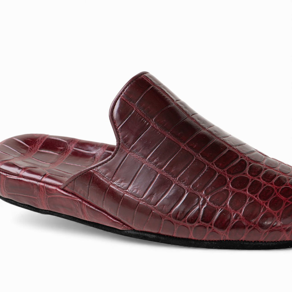 SANAX president’s footgear® 9651  Imperial-Class Crocodile Leather Anti-Static Slippers