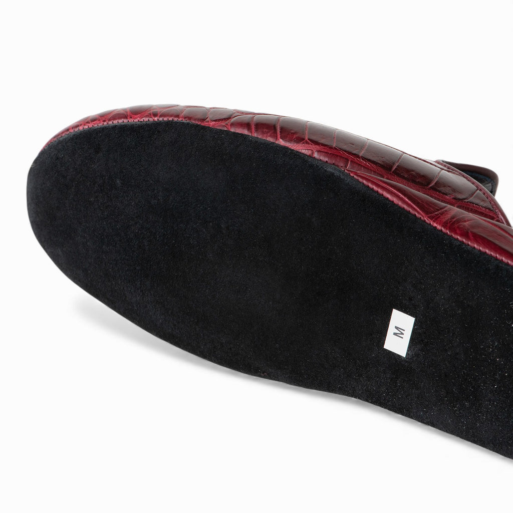 SANAX president’s footgear® 9651  Imperial-Class Crocodile Leather Anti-Static Slippers