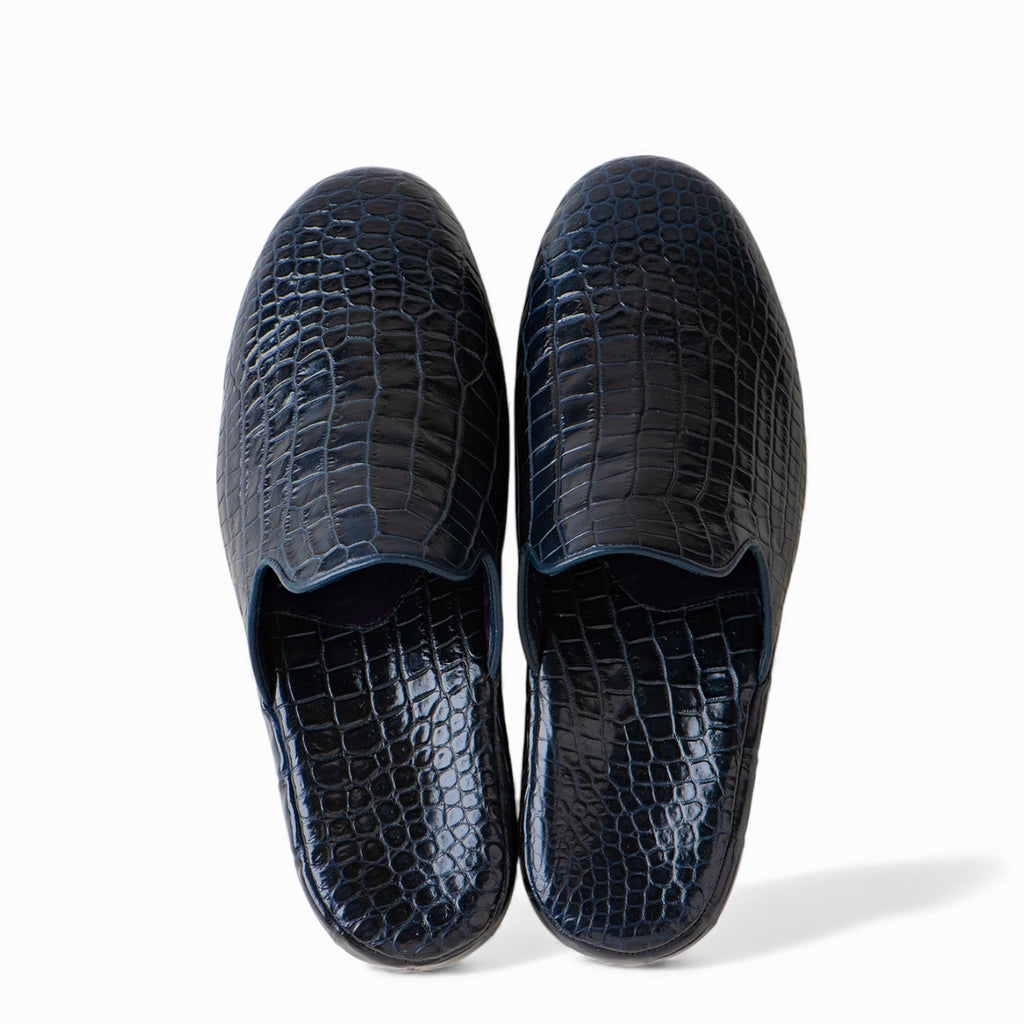 SANAX president’s footgear® 9651  Imperial-Class Crocodile Leather Anti-Static Slippers