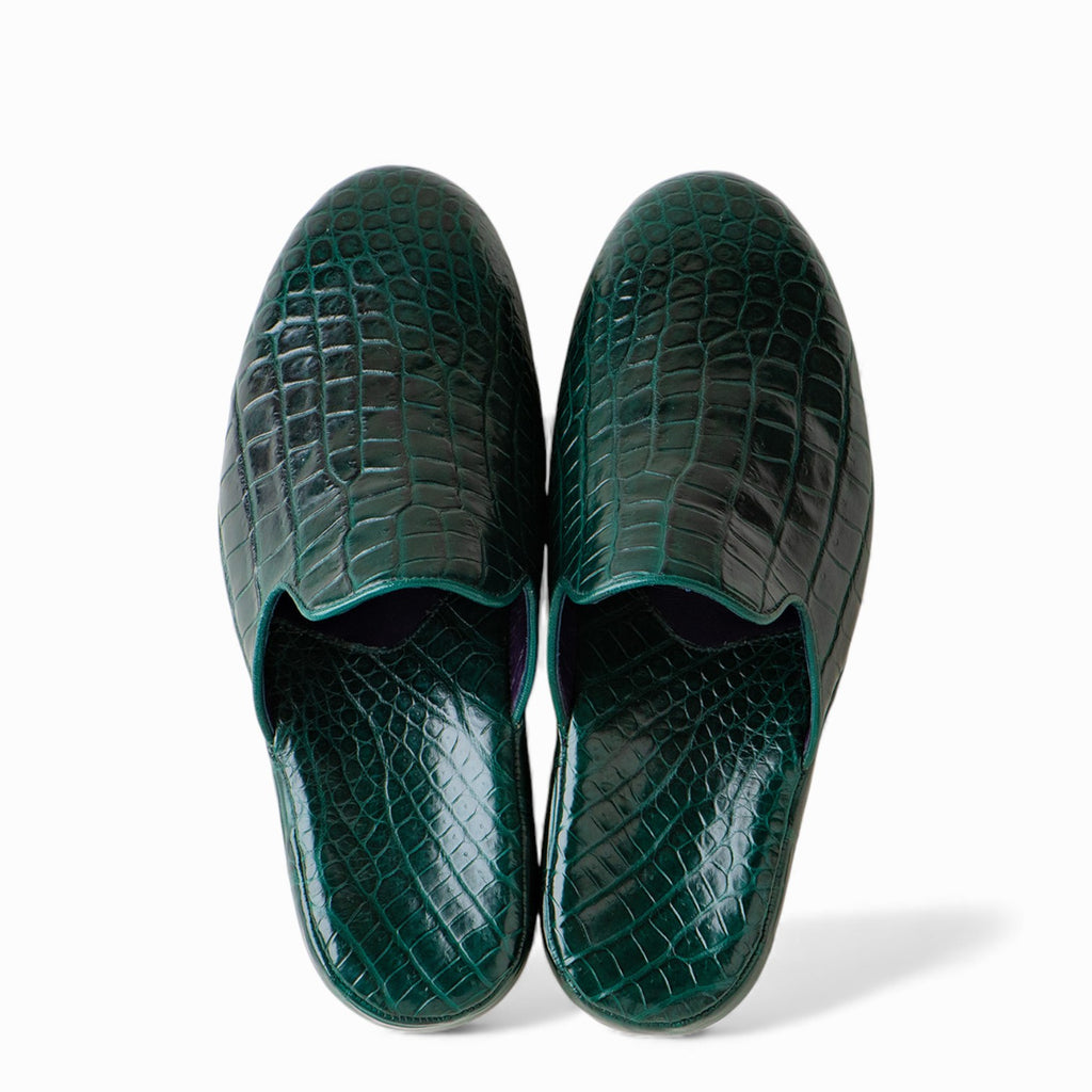 SANAX president’s footgear® 9651  Imperial-Class Crocodile Leather Anti-Static Slippers