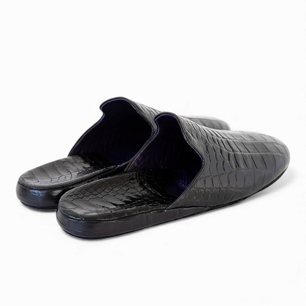 SANAX president’s footgear® 9651  Imperial-Class Crocodile Leather Anti-Static Slippers