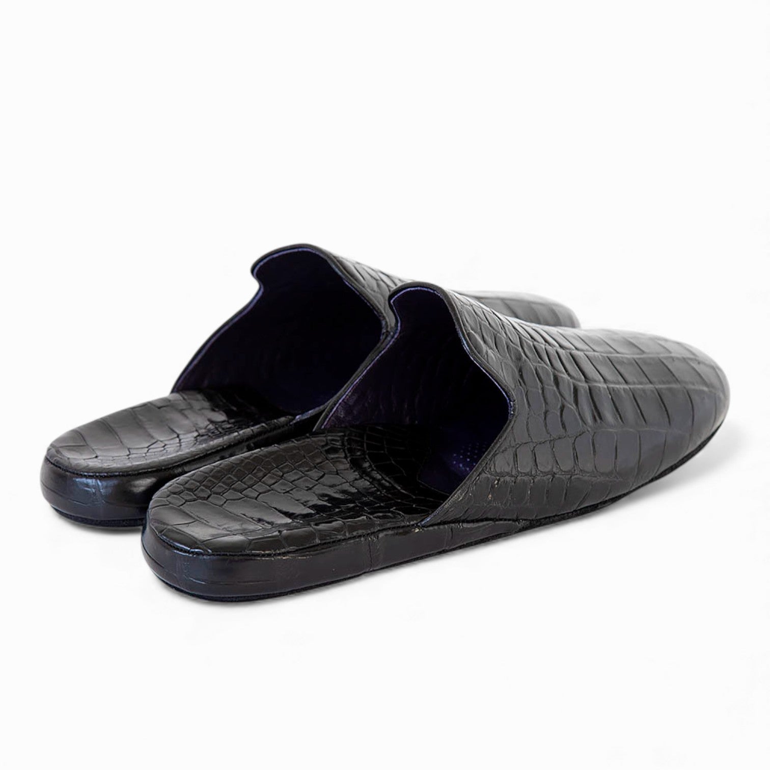 SANAX president’s footgear® 9651  Imperial-Class Crocodile Leather Anti-Static Slippers