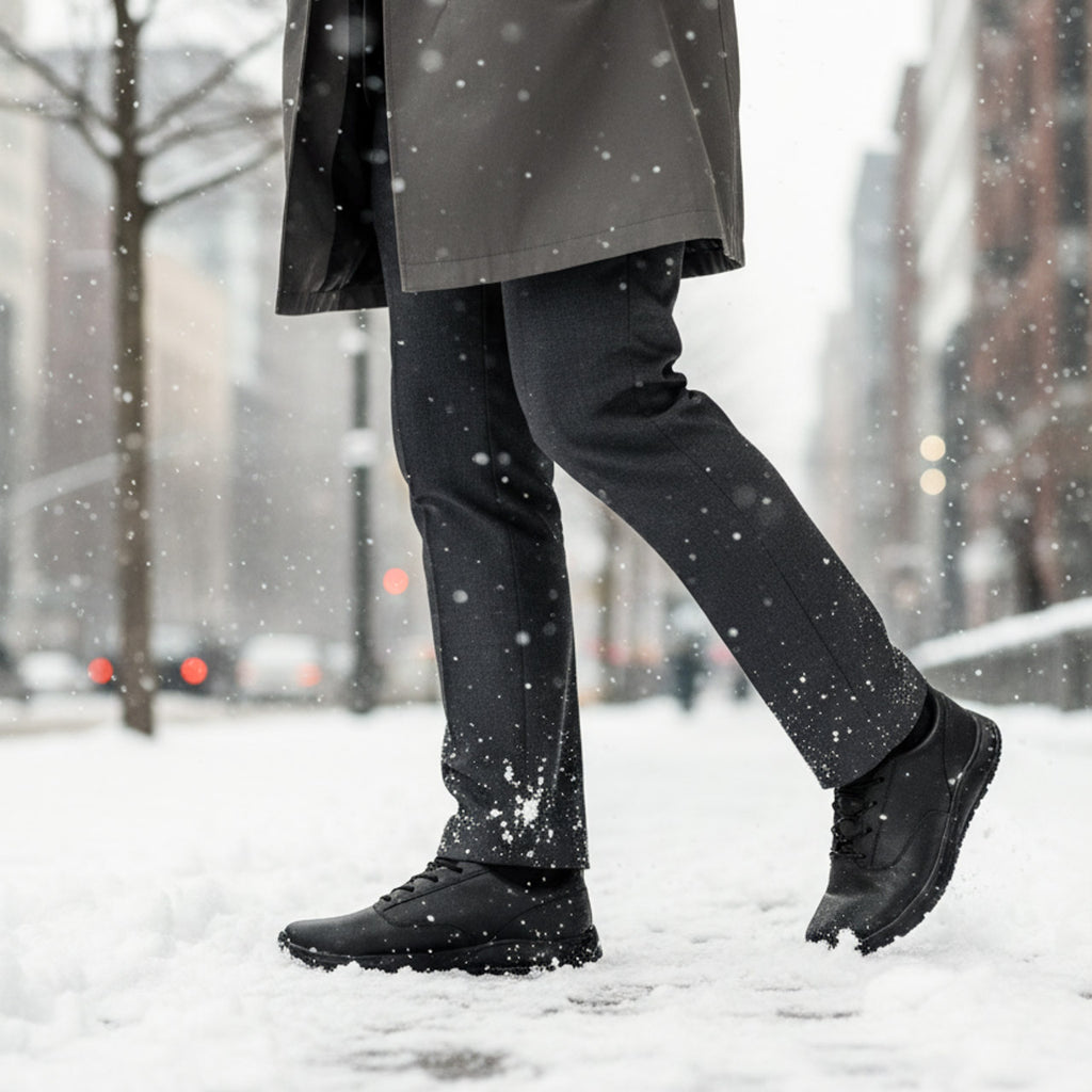 SANAX Hands-Free Business Rain Shoes Waterproof / Non-Slip / Odor-Resistant · Slip-In Design Last design supervised by Japanese master shoemaker MADE IN CHINA